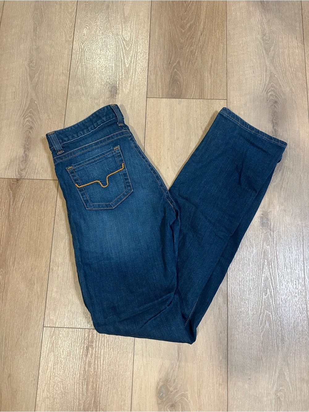 Kimes Ranch Dark Blue Straight Leg Jeans